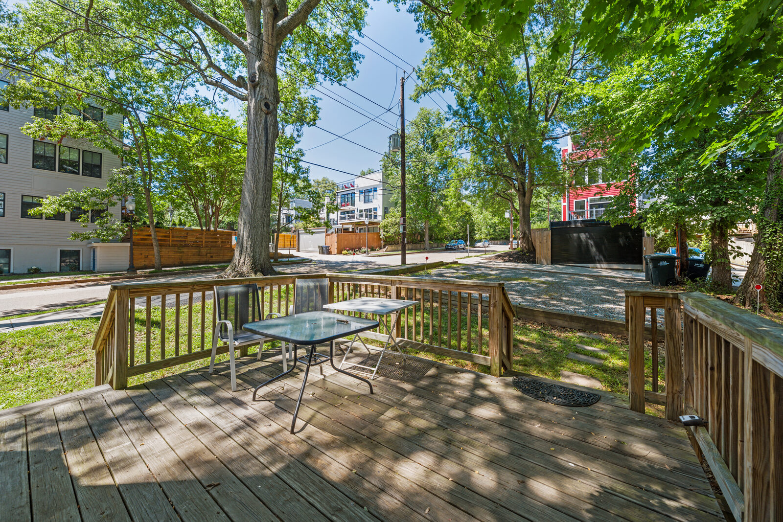 Rear deck