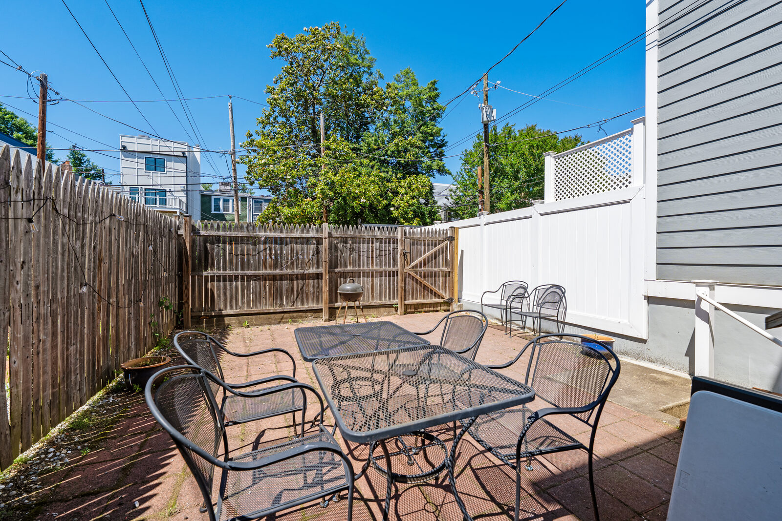 Backyard patio