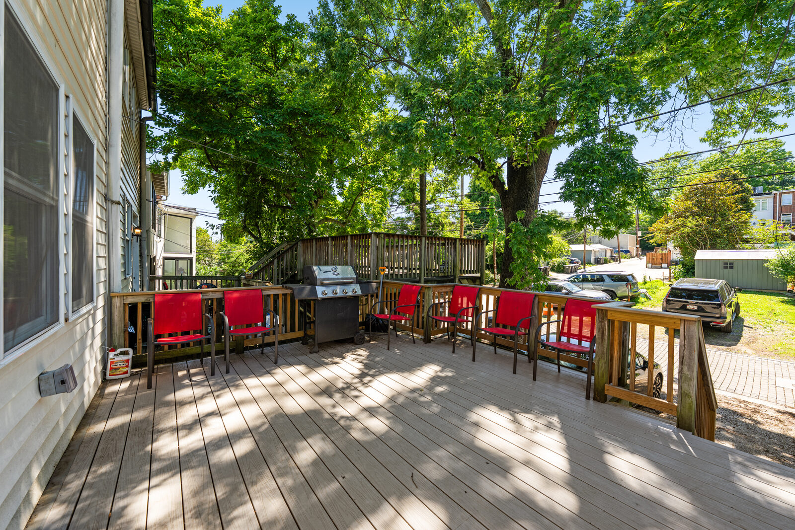 Rear deck