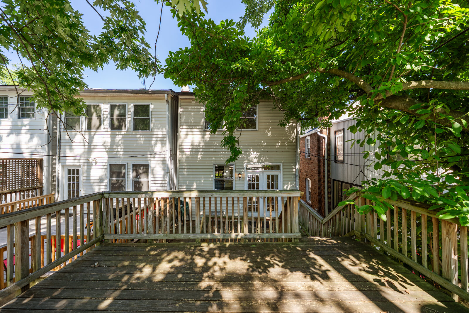 Rear deck